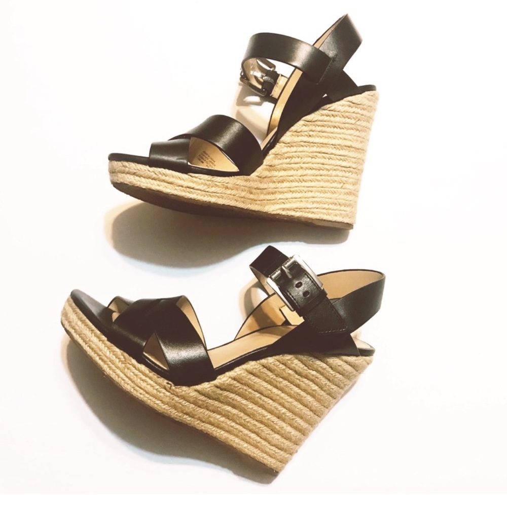 MICHAEL Michael Kors Espadrille Wedges 7.5